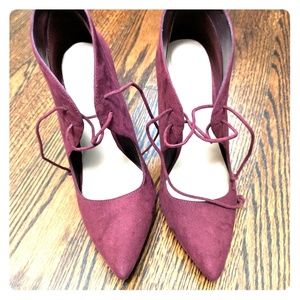 Maroon aldo booties